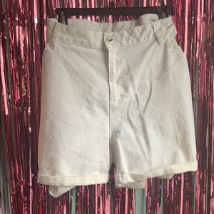 White shorts
